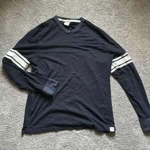 Thick Navy long sleeve A&F XXL